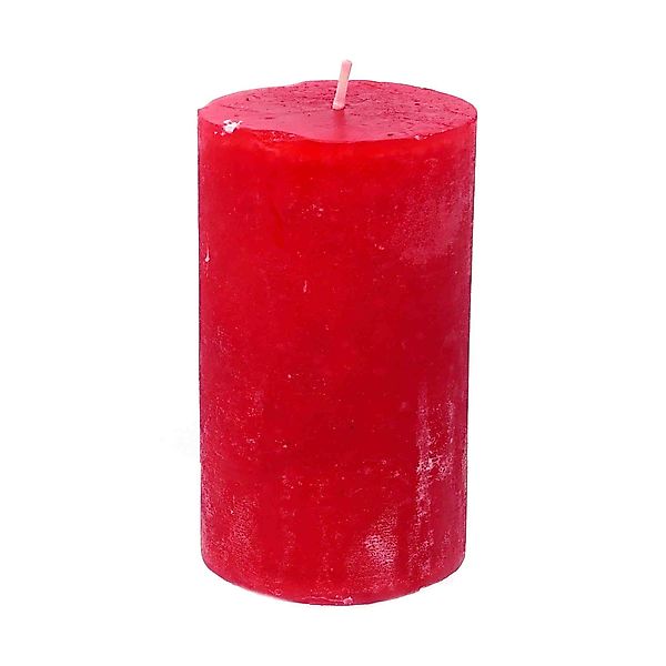 B&S Stumpenkerze Stumpenkerze durchgefärbt rot 12 günstig online kaufen