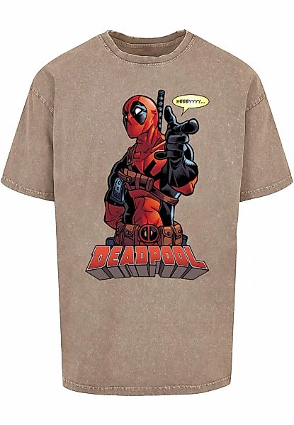 ABSOLUTE CULT T-Shirt "ABSOLUTE CULT Herren Deadpool - Hey You Acid Washed günstig online kaufen