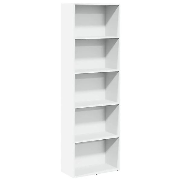 vidaXL Bücherregal Weiß 60x30x189 cm Holzwerkstoff 857917 günstig online kaufen