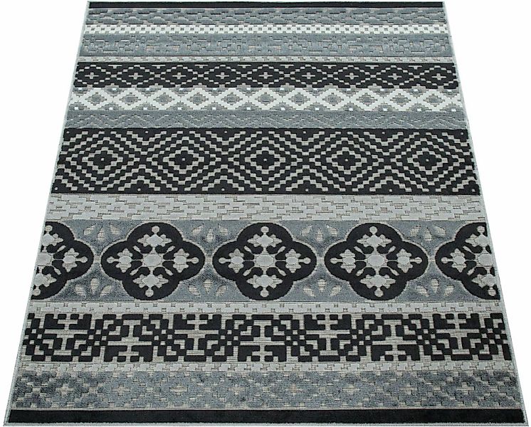 Paco Home Teppich "Charleroi 491" rechteckig 3 mm Höhe 3D-Design, In- und O günstig online kaufen
