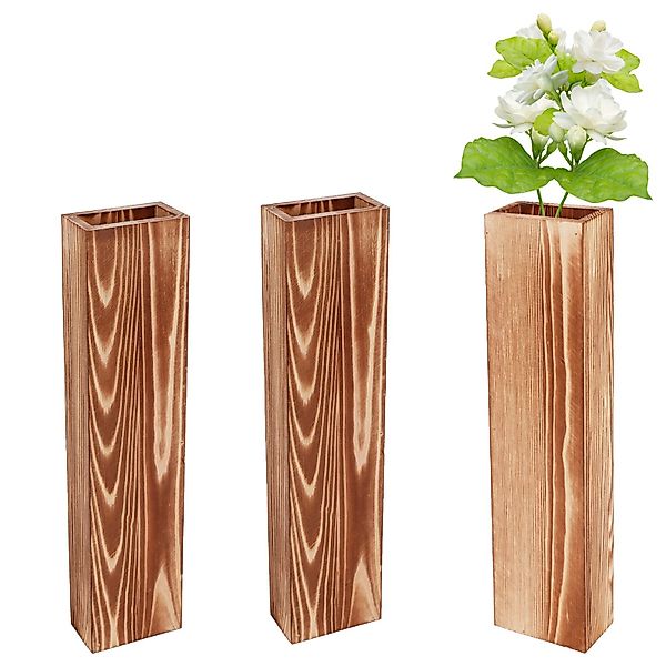 BlingBin Blumentopf Wand-Pflanzgefäße hängende Holz-Wandvase Dekoration günstig online kaufen
