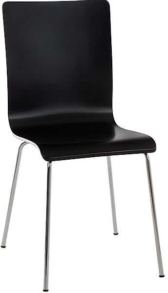 CLP Besucherstuhl Pepe, ergonomisch geformter Holzsitz günstig online kaufen