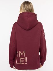 Zwillingsherz Hoodie "Alissa Shiny" glänzender Print, günstig online kaufen