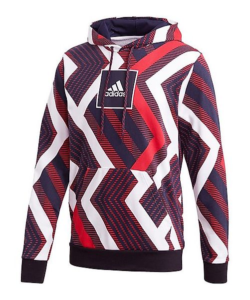 adidas Performance Sweatshirt adidas Performance Allover Print Hoody Weiß H günstig online kaufen
