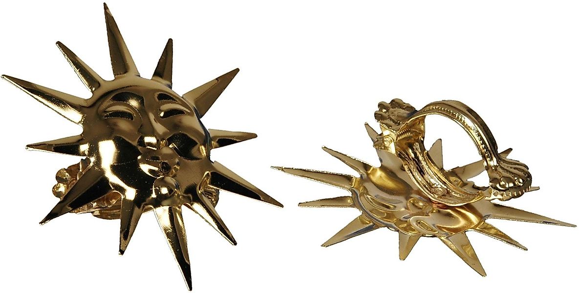 Liedeco Dekoklammer Sonne, Gardinen, Vorhänge, (Packung, günstig online kaufen