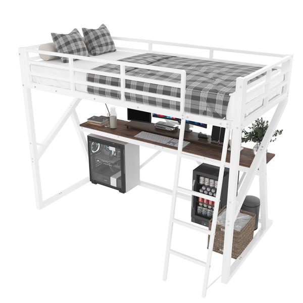 BlingBin Hochbett (Packung, 1-St., mit Schreibtisch, günstig online kaufen