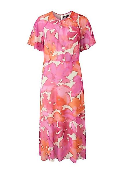 Comma Maxikleid Midi-Kleid mit All-over-Print günstig online kaufen