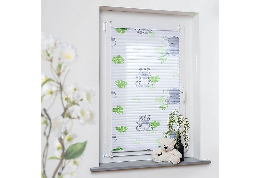 Liedeco Plissee Hanni & Luc, Lichtschutz, ohne Bohren, verspannt, Klemmfix, günstig online kaufen