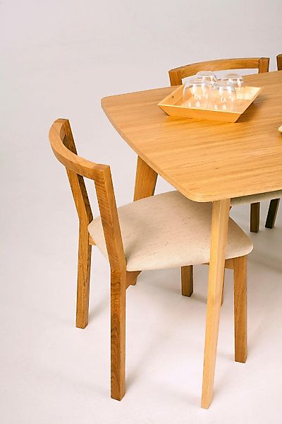 Woodman Stuhl "Edda" (Set) im 2er Set, Gestell aus massiver Eiche, FSC-zert günstig online kaufen