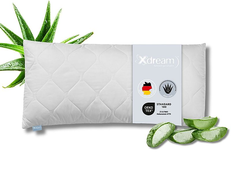 XDREAM Kopfkissen Aloe Vera Kissen, hautfreundlich, temperaturausgleichend, günstig online kaufen