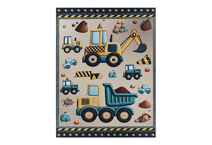 TaraCarpet Kinderteppich Fresh Kids Fahrzeuge, rechteckig, Höhe: 5 mm, Kind günstig online kaufen