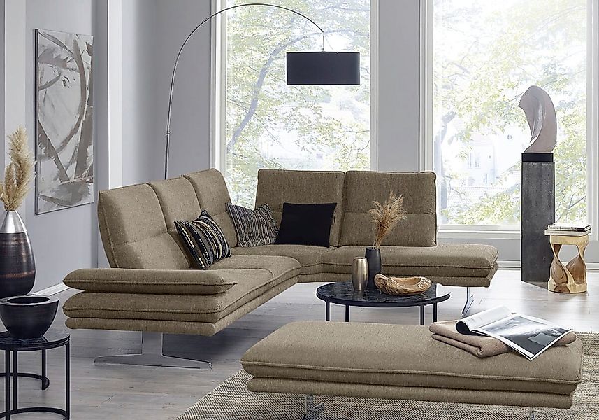 W.SCHILLIG Ecksofa "broadway, Designsofa, mit tollem Sitzkomfort, L-Form", günstig online kaufen