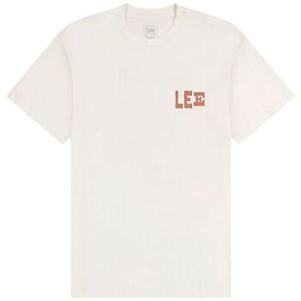 Lee  T-Shirts & Poloshirts 112364552 LOGO TEE-ECRU günstig online kaufen