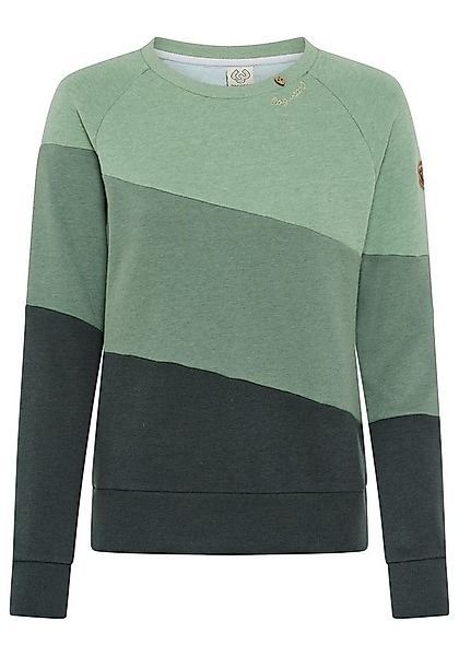 Ragwear Sweater JOHANKA BLOCK Crew Neck im Color-Blocking Design günstig online kaufen