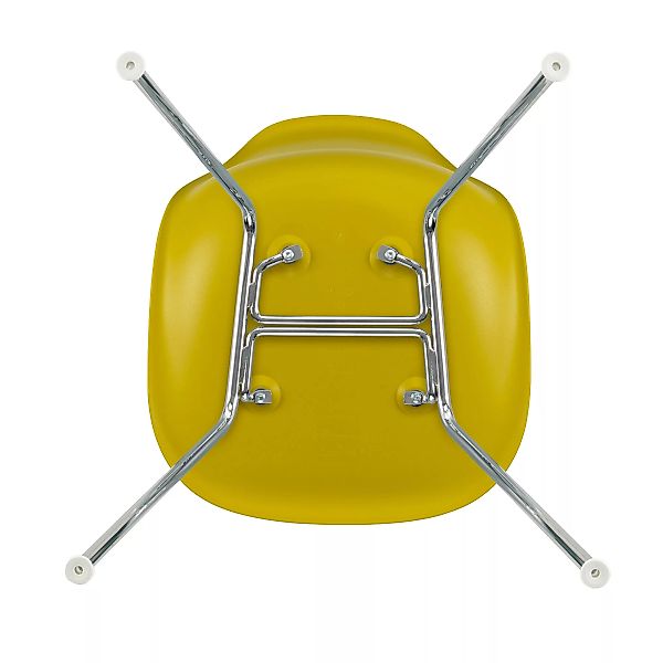Vitra - Eames Plastic Side Chair DSX Gestell verchromt - senfgelb/Sitzschal günstig online kaufen