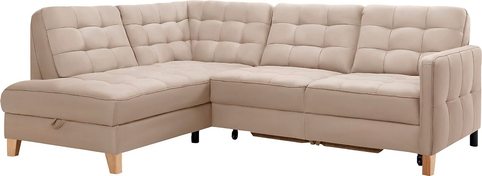 exxpo - sofa fashion Ecksofa »Elio, kompakt und komfortabel, bequem, zeitlo günstig online kaufen