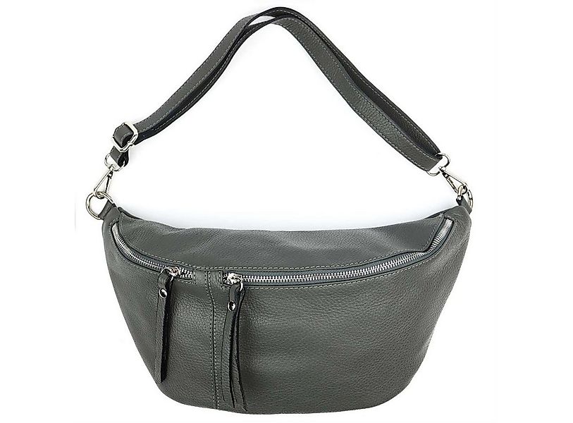 ITALYSHOP24 Schultertasche Damen Leder Tasche CrossBody Brusttasche BodyBag günstig online kaufen
