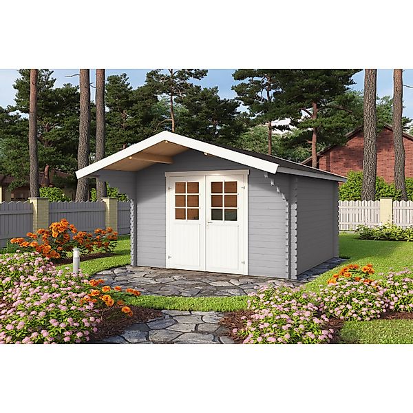 LASITA MAJA Gartenhaus "Viljandi 34", Blochbohlenhaus 34mm, Fundamentmass 3 günstig online kaufen