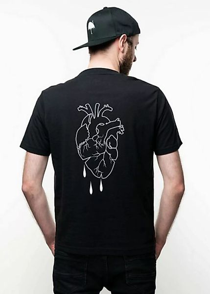 JustdePressed Clothing Print-Shirt BLEEDING HEART - UNISEX T-SHIRT günstig online kaufen
