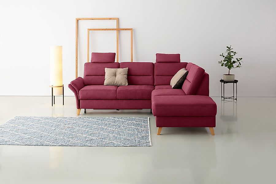 Home affaire Ecksofa Westerland L-Form, Federkern-Polsterung, günstig online kaufen