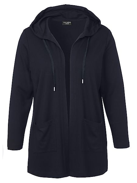 VIA APPIA DUE Kapuzenstrickjacke in unifarbenem günstig online kaufen