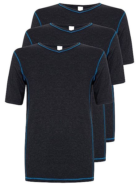 Schöller Unterziehshirt 3er Pack Herren T-Shirt Unterhemd Elastic-Single (P günstig online kaufen