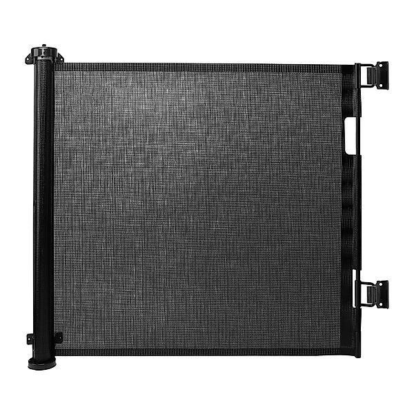 relaxdays Universalschutzgitter Ausziehbares Türschutzgitter, schwarz günstig online kaufen