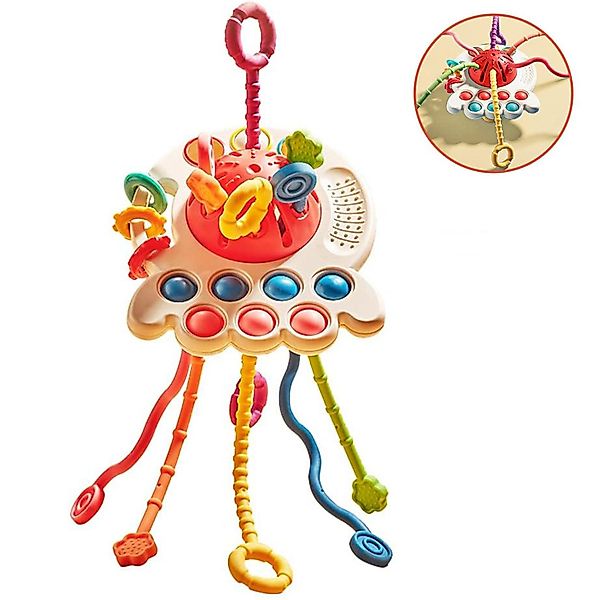 RWEUOQ Lernspielzeug Baby Beißring-Rassel Babyrassel Montessori günstig online kaufen