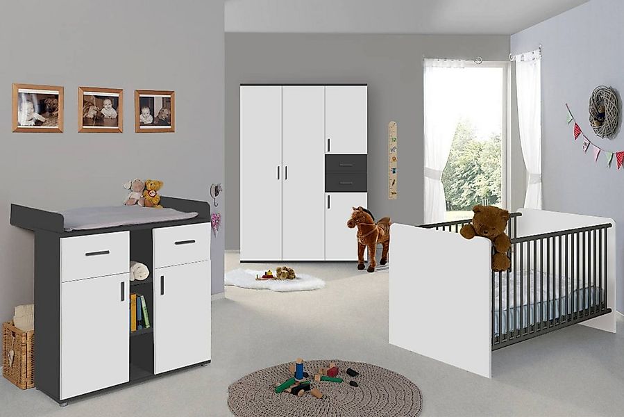 BMG Möbel Babyzimmer-Komplettset Kinderzimmer Set Elli, (Spar-Set, Kleiders günstig online kaufen