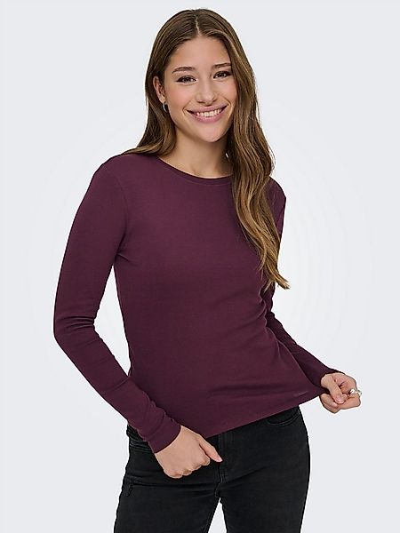ONLY Langarmshirt ONLRILEY O-NECK L/S TOP JRS günstig online kaufen