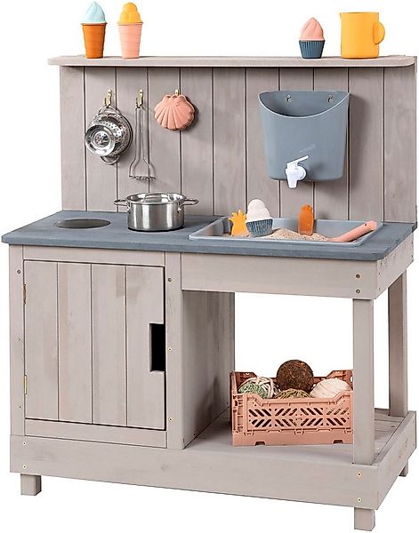 MUDDY BUDDY® Outdoor-Spielküche Mud Expert, warmgrau Holz, FSC® - schützt W günstig online kaufen