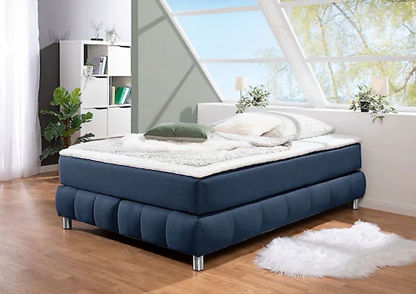 Home affaire Boxspringbett »Salo« Ohne Kopfteil, inkl. Topper, auch in Über günstig online kaufen