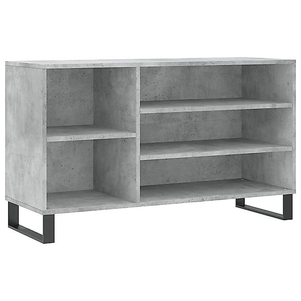 vidaXL Schuhregal Schuhregal Betongrau 102x36x60 cm günstig online kaufen