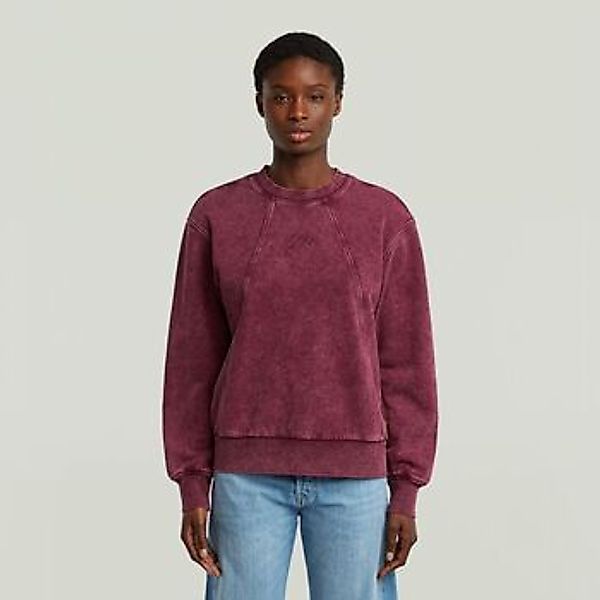 G-Star Raw  Sweatshirt D27173-D969 WASHED A LINE SCRIPT-H732 MAROON SMOKEY günstig online kaufen