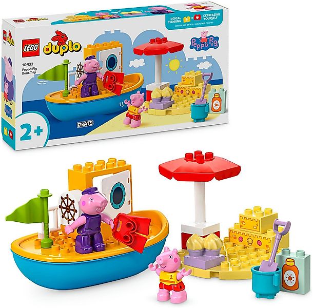 LEGO® Peppas Bootsausflug (10432), LEGO DUPLO Peppa Pig Konstruktionsspiels günstig online kaufen