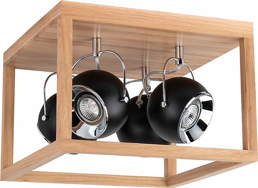SPOT Light LED Deckenleuchte »ROY«, 4 flammig, Leuchtmittel GU10   LED wech günstig online kaufen