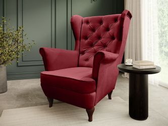 Beautysofa Ohrensessel Sessel FALCO Chesterfield Wohnzimmersessel günstig online kaufen