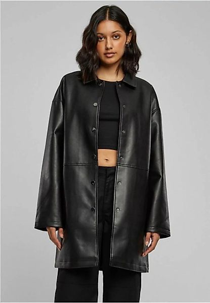 URBAN CLASSICS Lederjacke Ladies Faux Leather Coat günstig online kaufen