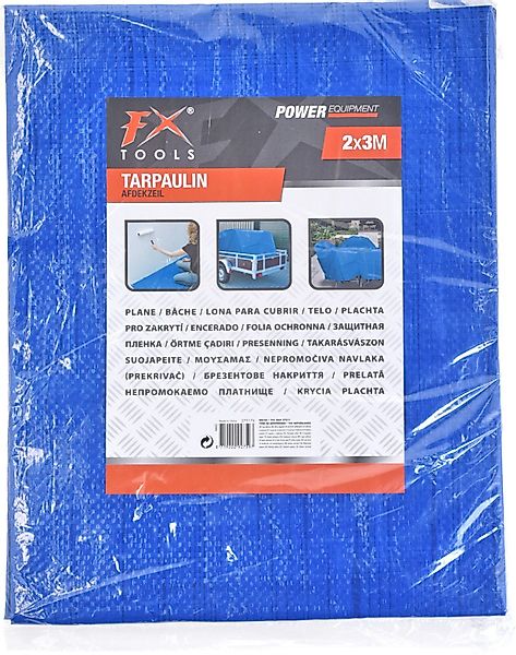 Koopman Schutzplane Abdeckplane Blau 2x3 m günstig online kaufen