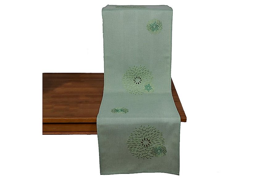 heimtexland Tischdecke Deko Tischwäsche Kissen Serie Pusteblume bestickt (T günstig online kaufen
