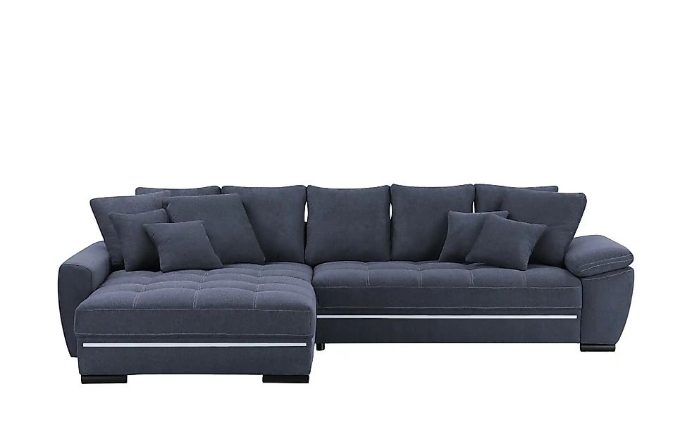bobb Ecksofa  Farina Fancy-LED ¦ blau ¦ Maße (cm): B: 323 H: 92 T: 222.0 Po günstig online kaufen