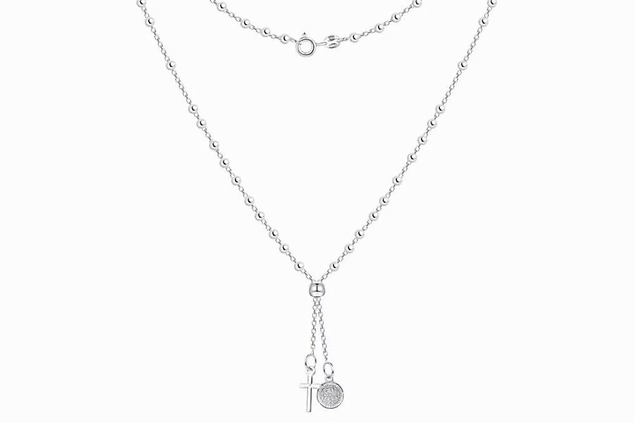 Silberkettenstore Silberkette Rosenkranz Kette - 925 günstig online kaufen