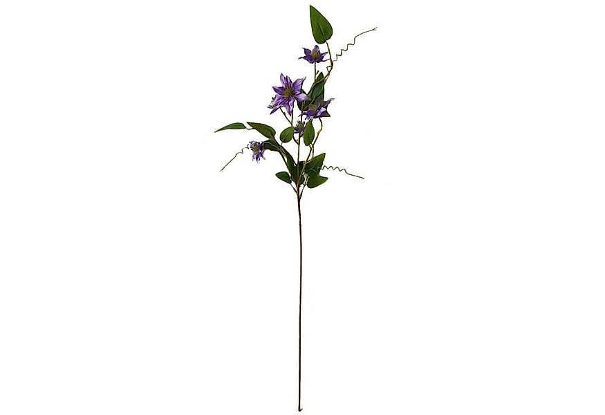 Kunstblume Kunstblume Lila Flora Clematis, HTI-Living, Höhe 89 cm, großer C günstig online kaufen