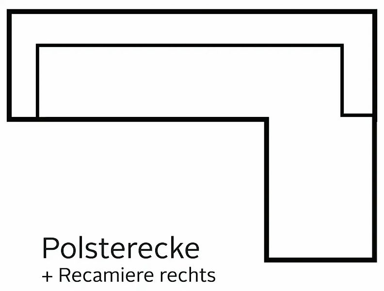 INOSIGN Ecksofa »Sapporo L-Form«, wahlweise Bettfunktion oder Sitztiefenver günstig online kaufen