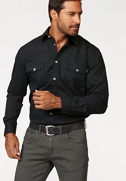 Arizona Langarmhemd, im Western-Stil günstig online kaufen