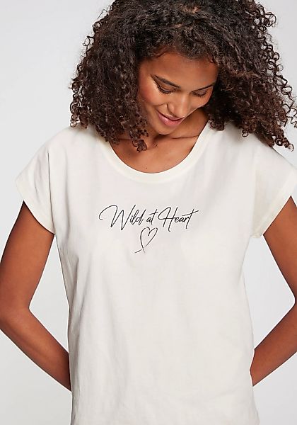 Vivance Dreams Pyjamaoberteil, mit Herzprint günstig online kaufen