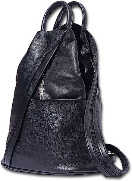 FLORENCE Cityrucksack Florence echtes Leder Damentasche günstig online kaufen