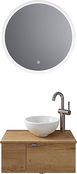 Saphir Badmöbel-Set "Serie 6915" 4 Stk. tlg. Gäste-Bad, 70 cm breit, mit LE günstig online kaufen