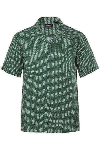 Men Plus Kurzarmhemd Hemd Halbarm Allovermuster Cubakragen Cuba Fit günstig online kaufen
