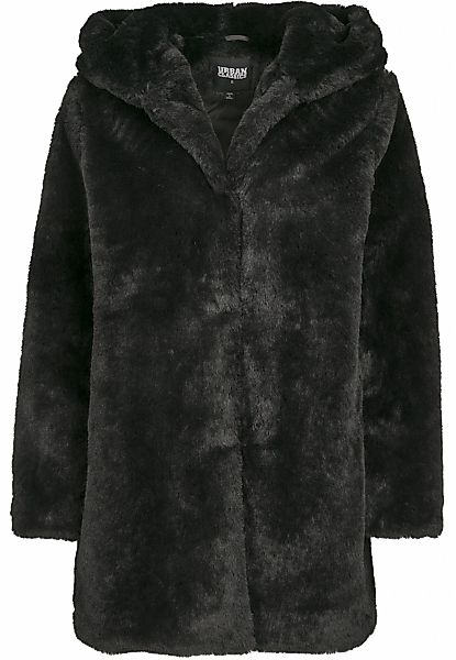 URBAN CLASSICS Parka "Urban Classics Damen Ladies Hooded Teddy Coat" 1 Stk. günstig online kaufen